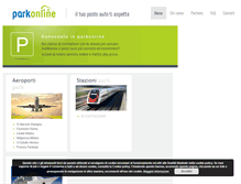 Tablet Screenshot of parkonline.it